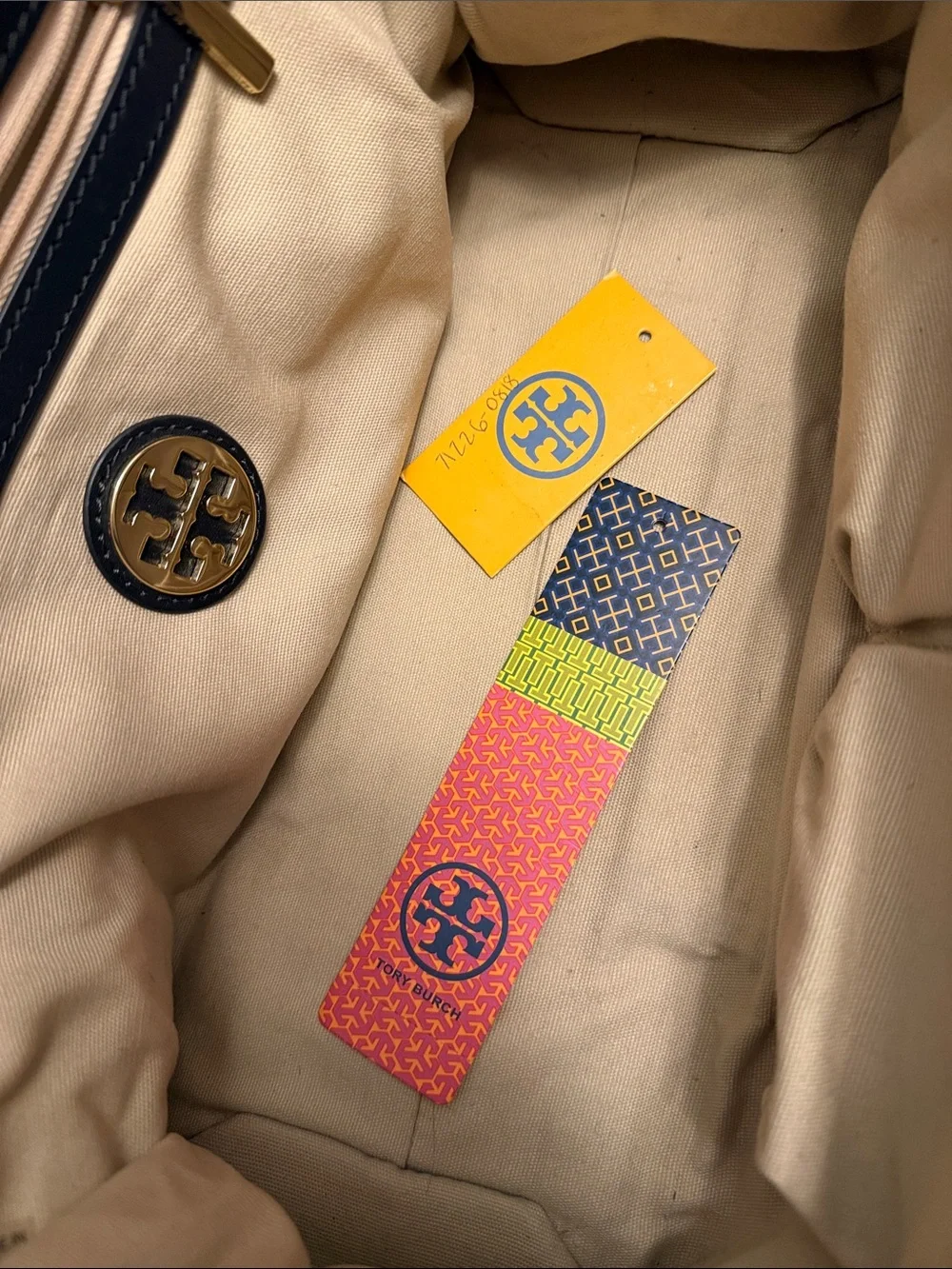 Tory Burch Ella tote bag Navy